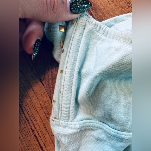 Victorias Secret PINK Light Blue Bandeau Top. Size Medium - Picture 3 of 7